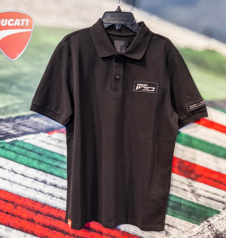 Ducati One Hundred 100th Anniversary Black Polo