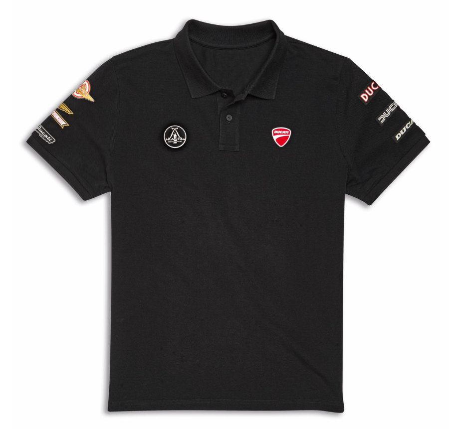 Ducati Icon Polo Shirt Historical Collection Cotton