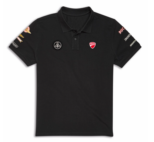 Ducati Icon Polo Shirt Historical Collection Cotton
