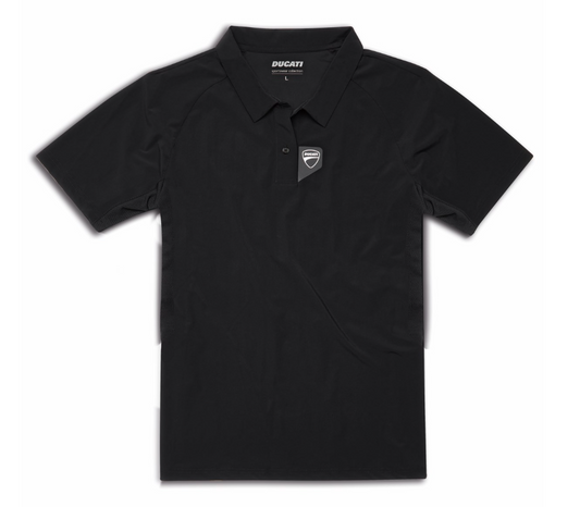 Ducati Reflex Attitude 3.0 Black Polo Shirt