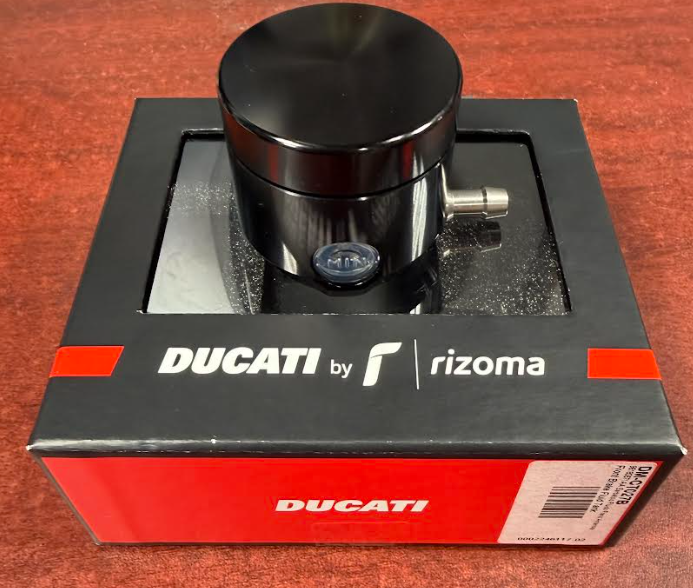 Ducati Rizoma Black Brake Fluid Reservoir Billet Aluminum 96180571AA