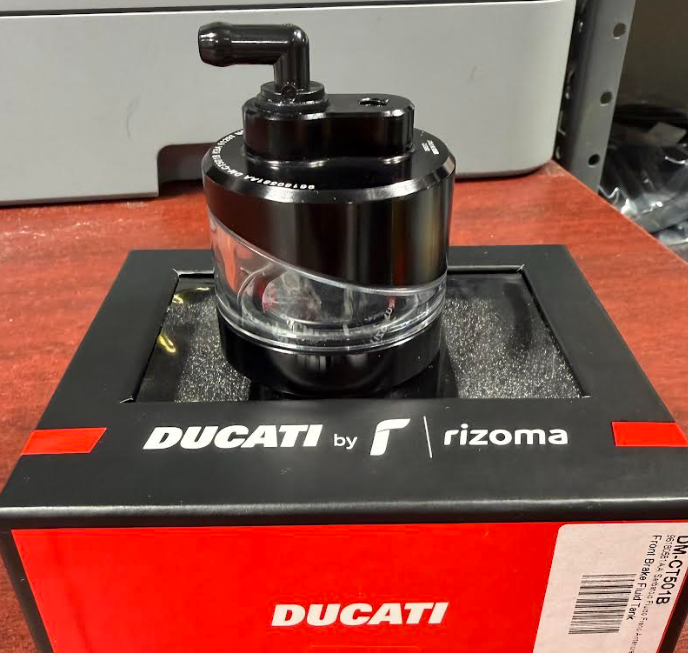 OEM Ducati Rizoma Brake Fluid Reservoir Billet Aluminum 96180581AA
