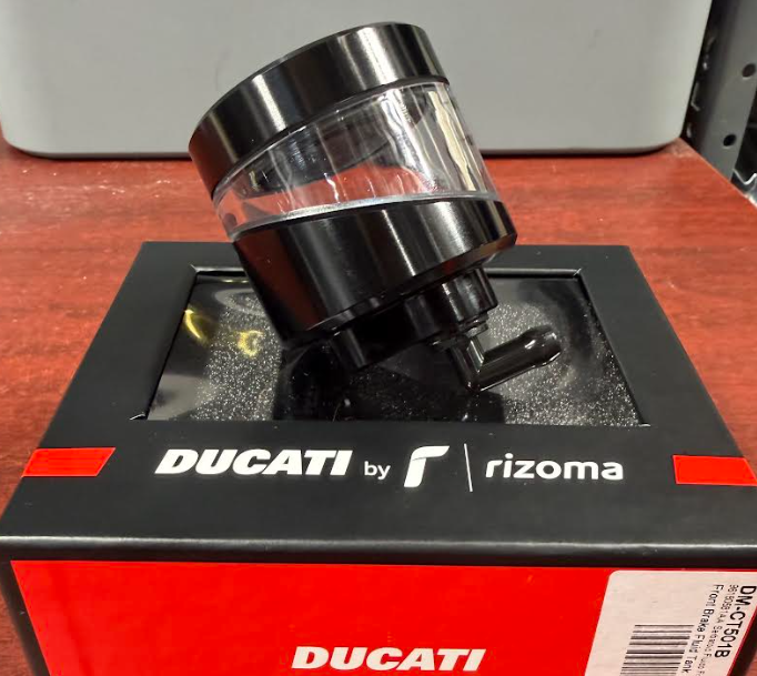 OEM Ducati Rizoma Brake Fluid Reservoir Billet Aluminum 96180581AA