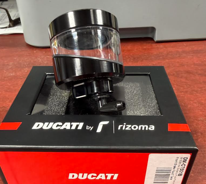 OEM Ducati Rizoma Brake Fluid Reservoir Billet Aluminum 96180581AA