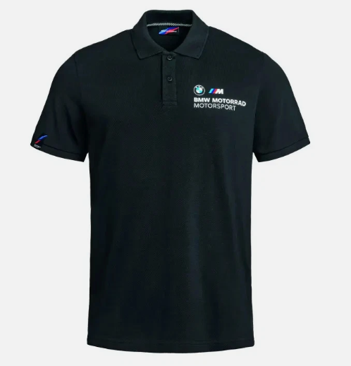BMW Motorrad Men's Motorsport Polo Shirt — Black