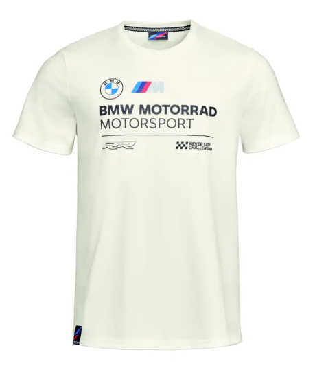 BMW Motorrad Men's M Logo Motorsport T-Shirt White
