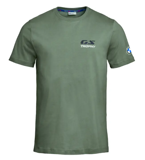 BMW Motorrad Men's GS Trophy 2026 T-Shirt Olive
