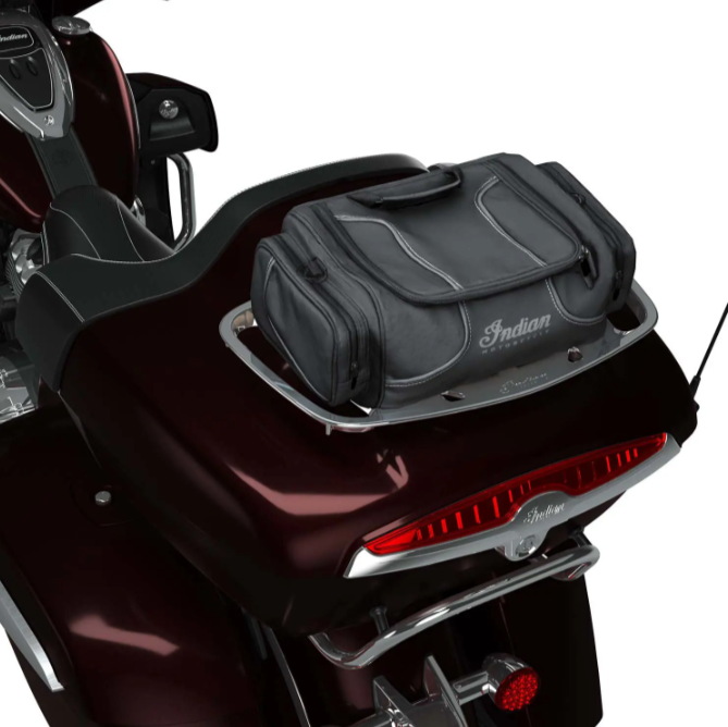 OEM Indian Motorcycle Spirit Lake Rack Bag Black 2889145-VBA 5.2 Gallon