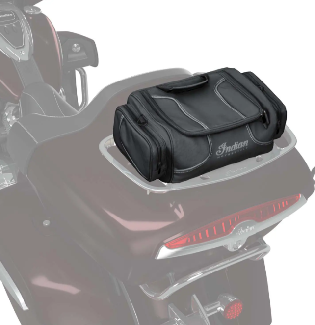 OEM Indian Motorcycle Spirit Lake Rack Bag Black 2889145-VBA 5.2 Gallon