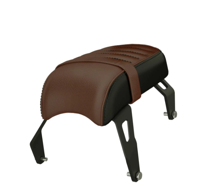 OEM Indian Scout Bobber Genuine Leather Passenger Seat Brown 2883055-LNA