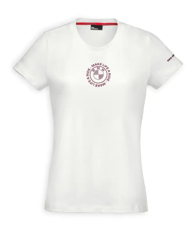 BMW Motorrad Women's Make Life a Ride T-Shirt White