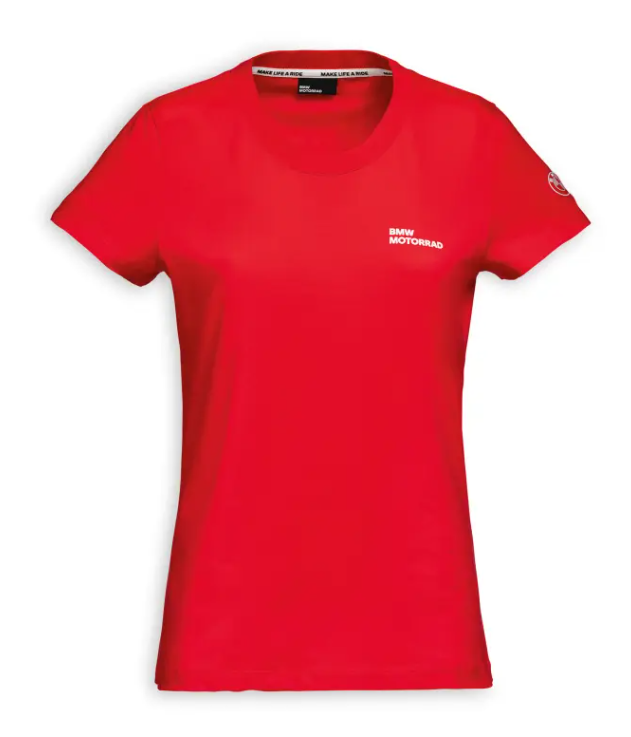BMW Motorrad Women's Make Life a Ride T-Shirt Red
