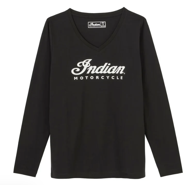 Indian Motorcycle Women's Essential Script Logo Long Sleeve