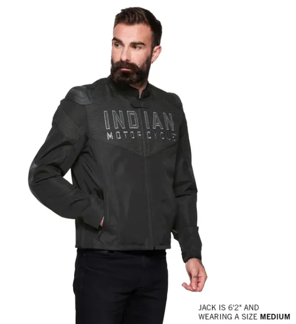 Indian Motorcycle Men's Rainier Riding Jacket Black