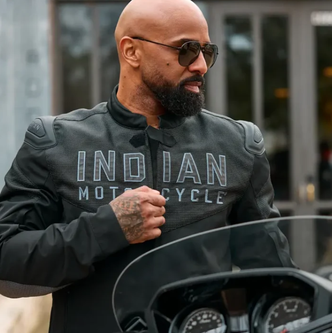 Indian Motorcycle Men's Rainier Riding Jacket Black