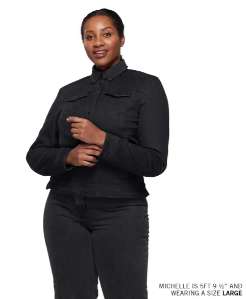 Indian Motorcycle Women's Alex Denim Riding Jacket Black