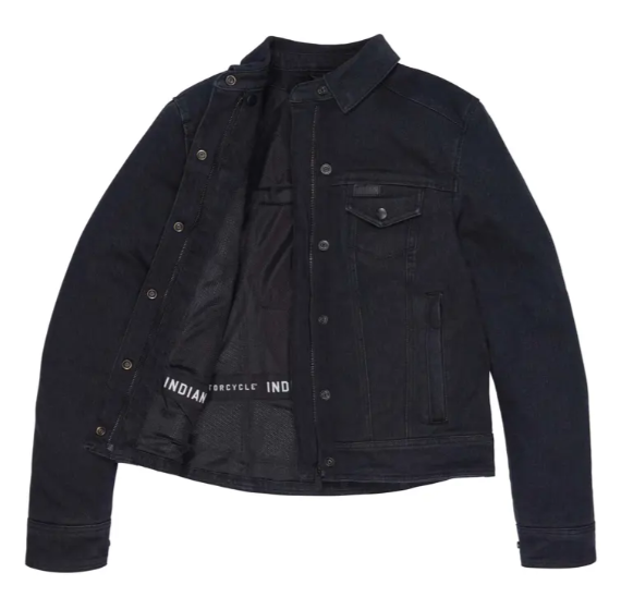 Indian Motorcycle Women's Alex Denim Riding Jacket Black