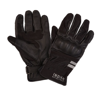 Indian Motorcycle Men's San Pedro Mesh Gloves Black