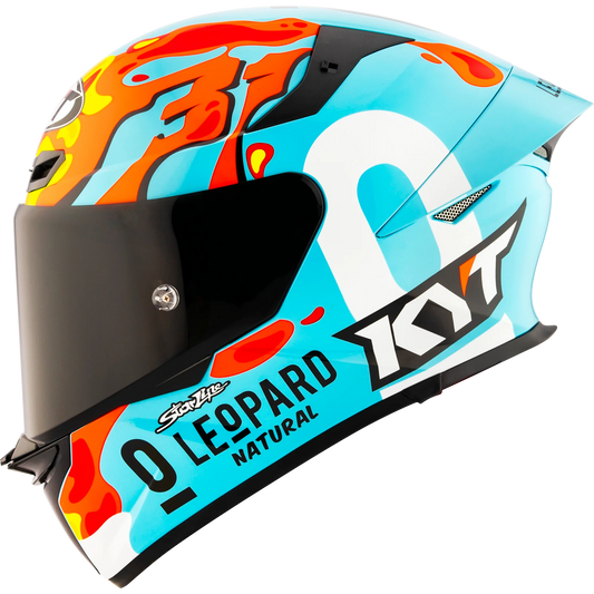 KYT TT-Revo Leopard Replica Aragon Helmet — Leopard Replica Aragon