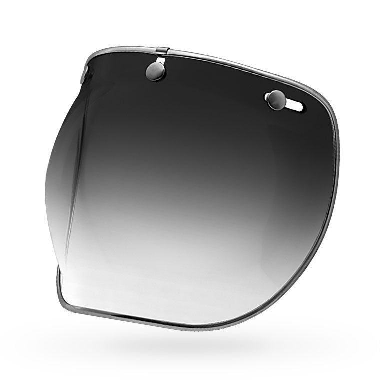 Bell 3-Snap Bubble DLX Shield — Smoke Gradient