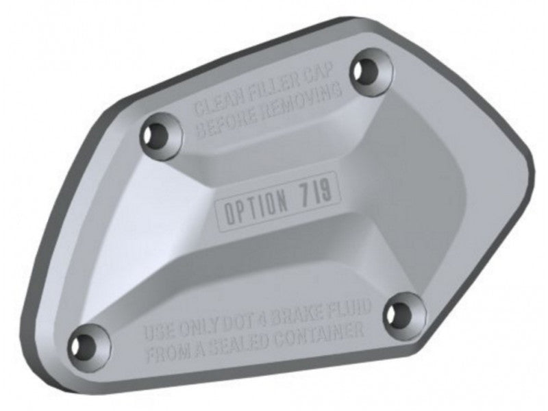 BMW Option 719 Storm Brake Reservoir Cover — part 32727923884; product photograph