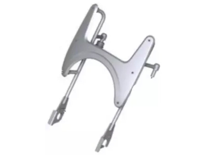 BMW R18 Chrome Windshield Support — part 46639480728; product photograph