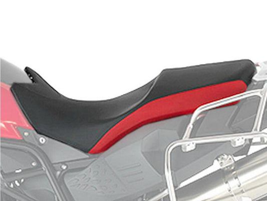 BMW Higher Seat Black/Red (890mm) — part F800GS — 52538541618; product photograph