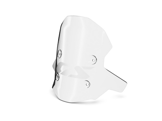 BMW Long clear windshield marked GS — part F900GS — 77337107668; product photograph