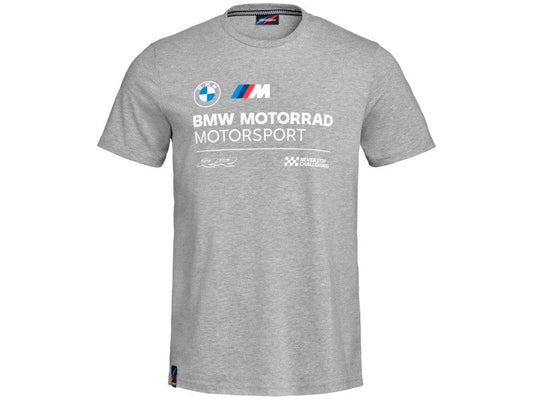 BMW M Logo Motorsport T-Shirt — Grey Melange — XL — 76615B675C8