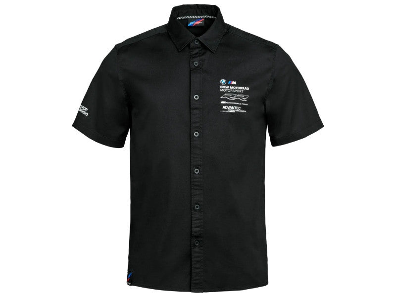 BMW Motorsport Short-Sleeve Shirt Men's — Black — XL — 76615B67635