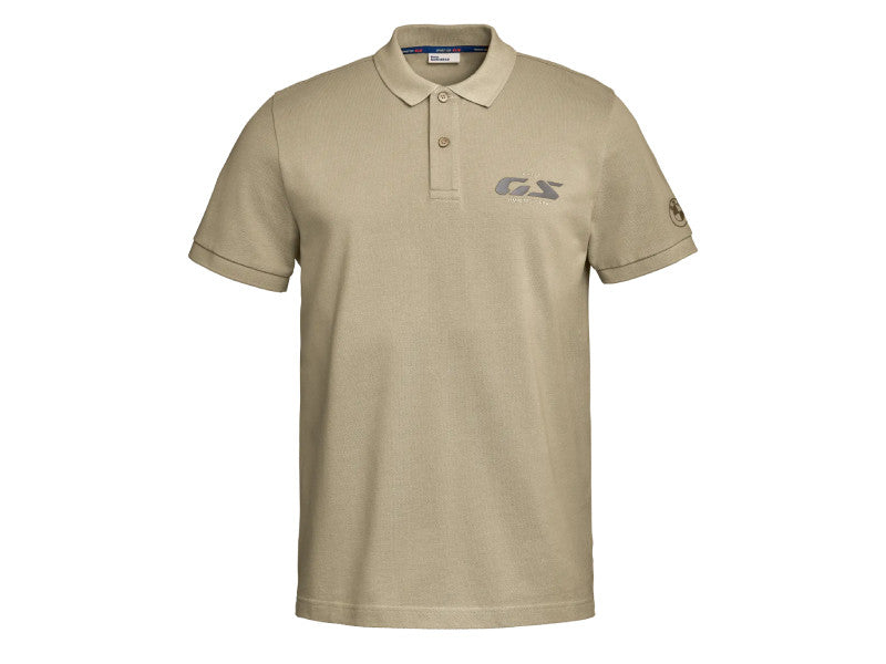 BMW Poloshirt Spirit of GS Men's — Sand — L — 76615B67446