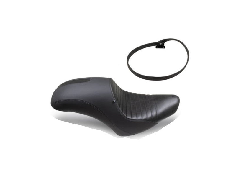 BMW Vintage Fastback seat black — part R18B — 77345A17FC6; product photograph