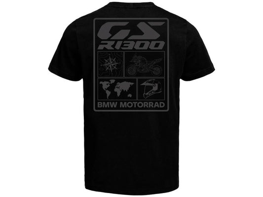 BMW T-Shirt GS 1300 Adventure Men's — Black — M — 76615B3E3B4