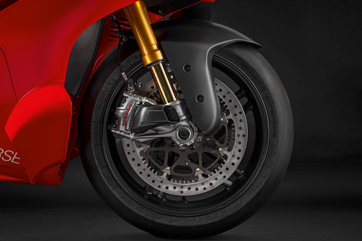 Ducati Carbon front mudguard - 96981841BA