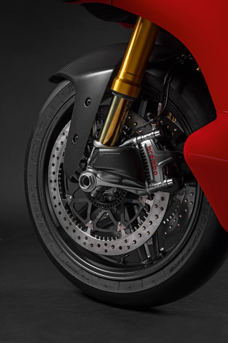 Ducati Carbon front mudguard - 96981841BA