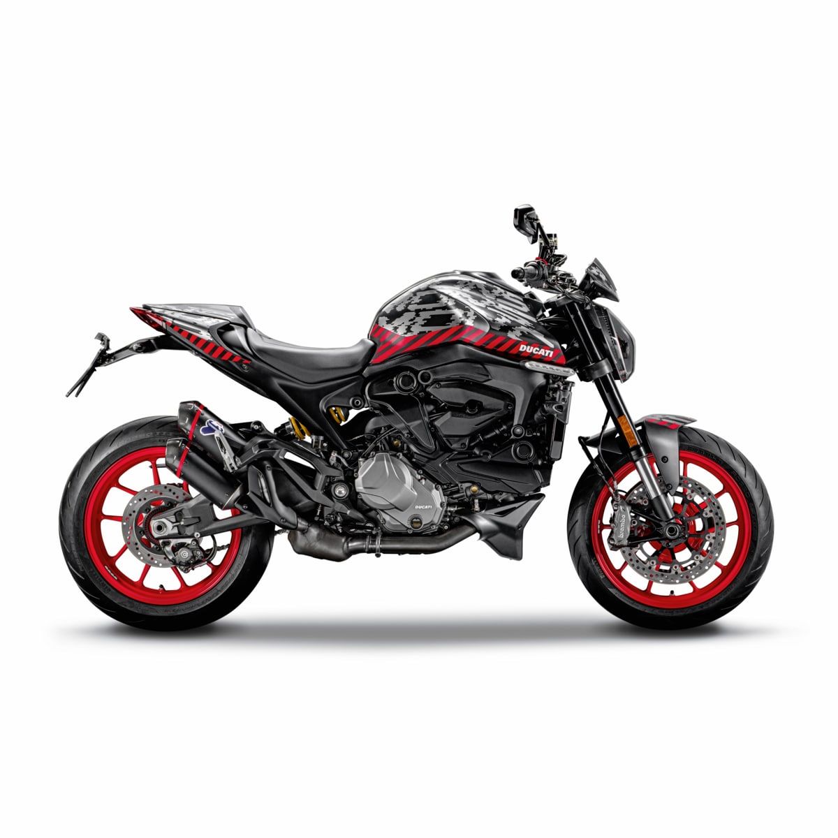 Ducati Monster Pixel customised fairings - 97181021AA