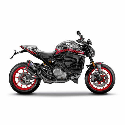 Ducati Monster Pixel customised fairings - 97181021AA