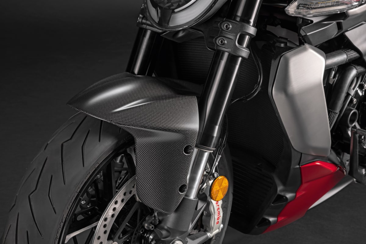 Ducati Carbon front mudguard - 96982251AA