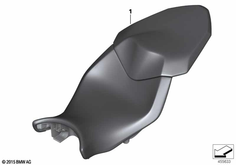 BMW Motorrad Hp Seat Bench Port' High — 77347717180 — parts illustration