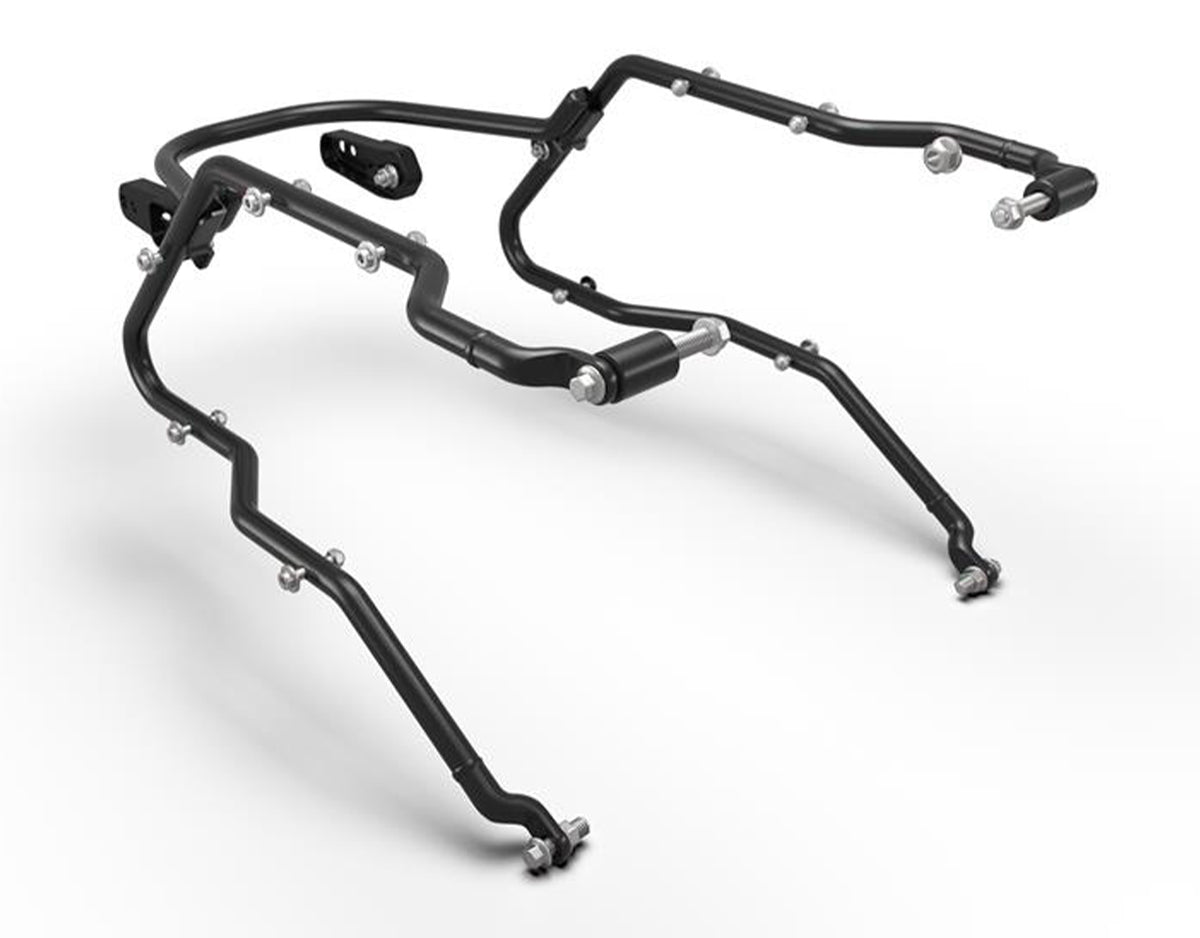 Royal Enfield Black Long Haul Pannier Rails - KXA00046