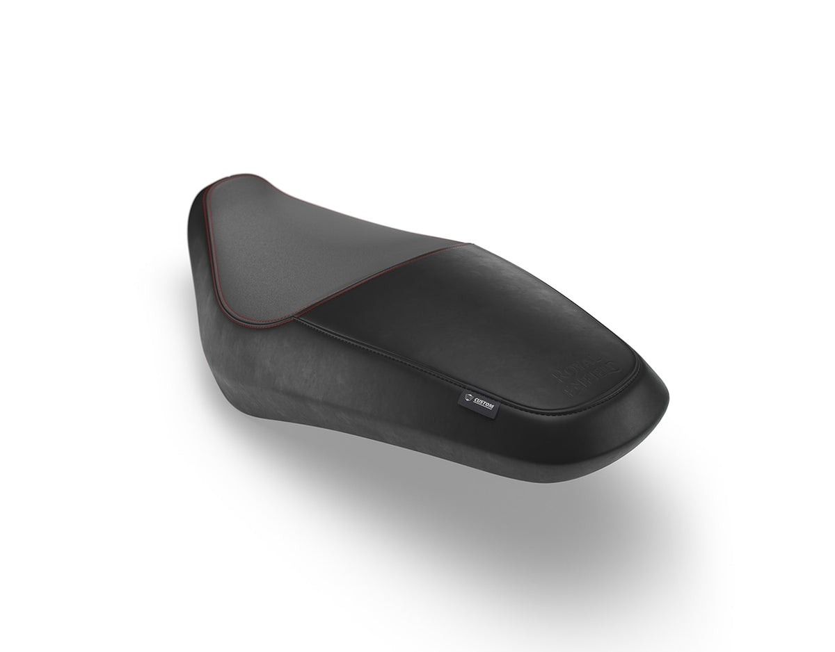 Royal Enfield Black Custom Seat - KXA00140
