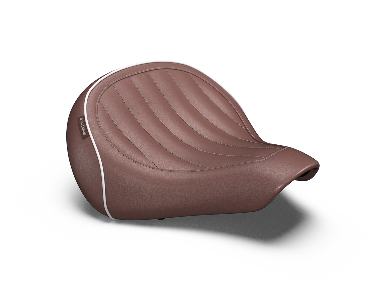 Royal Enfield Brown Custom Rider Seat - KXA00187