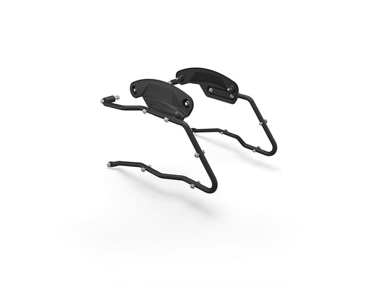 Royal Enfield Black Long Haul Pannier Rails - KXA00204