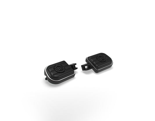 Royal Enfield Black Deluxe Rider Footpegs - KXA00247