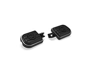 Royal Enfield Black Deluxe Pillion Footpegs - KXA00250