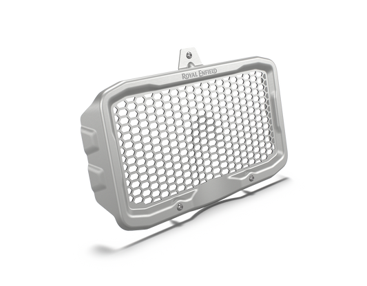 Royal Enfield Silver Radiator Guard - KXA00404