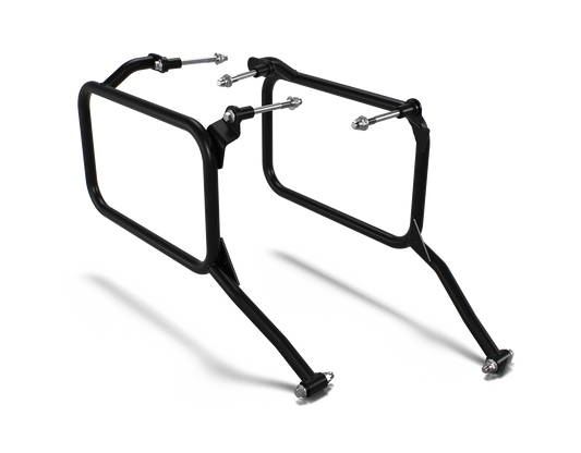 Royal Enfield Black Adventure Pannier Rails - KXA00432