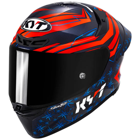 KYT TT Revo Fernandez 2022 Replica — Red/White/Blue