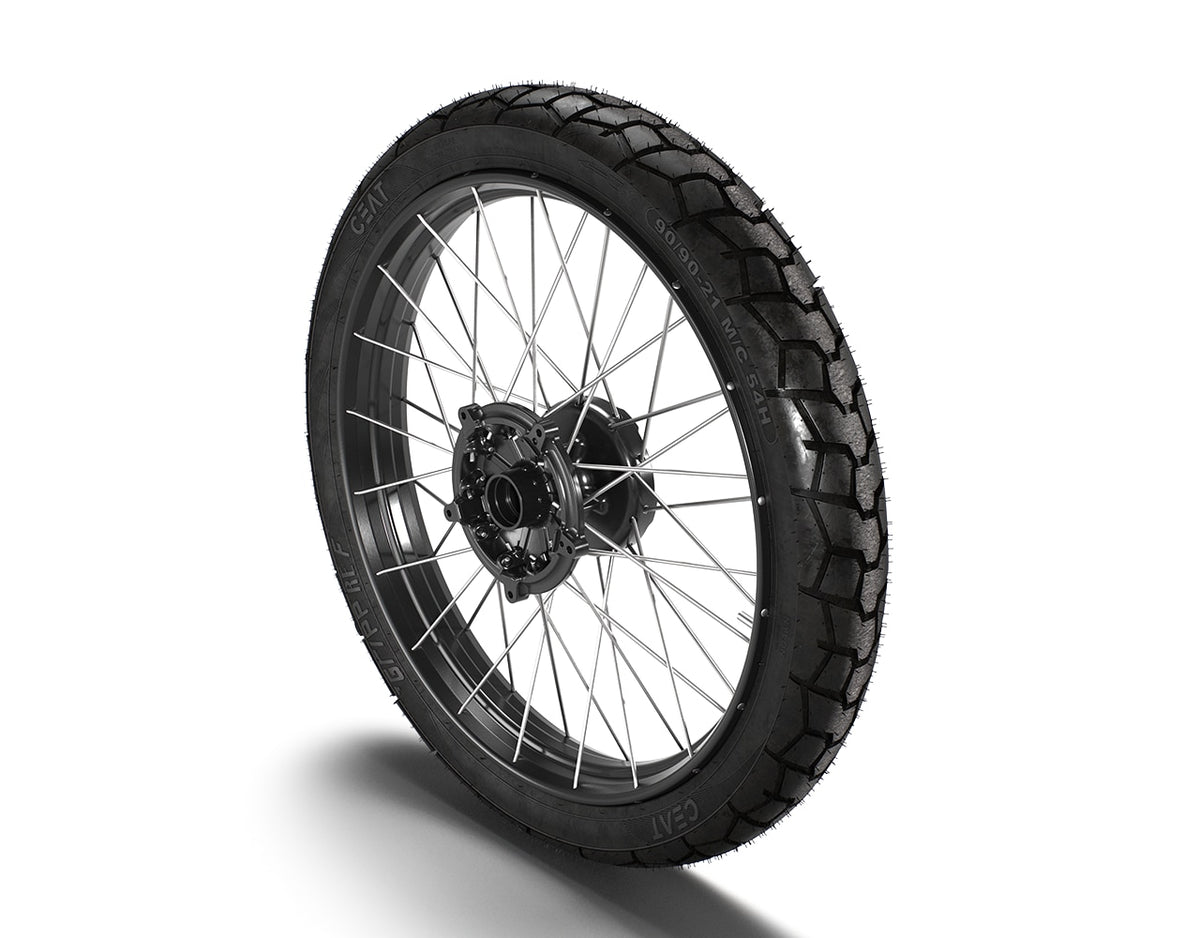 Royal Enfield Black Tubeless Spoked Wheels - KXA00453