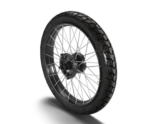 Royal Enfield Black Tubeless Spoked Wheels - KXA00453